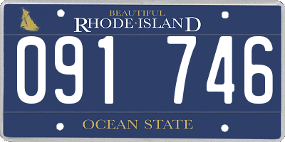 RI license plate 091746