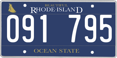 RI license plate 091795