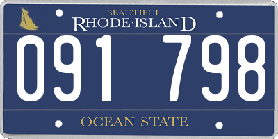 RI license plate 091798