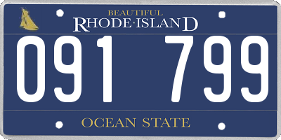 RI license plate 091799