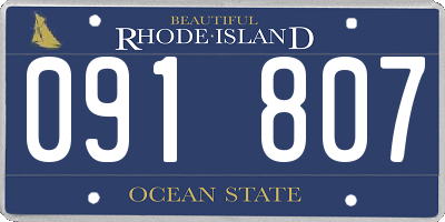 RI license plate 091807