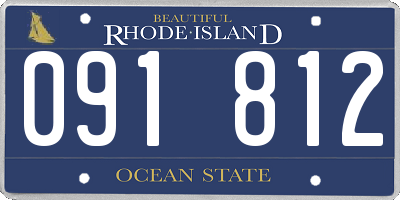 RI license plate 091812