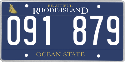 RI license plate 091879