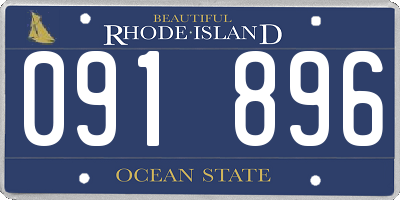 RI license plate 091896