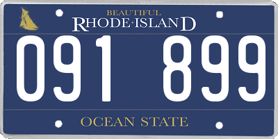 RI license plate 091899