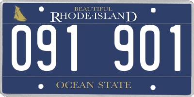 RI license plate 091901