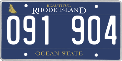 RI license plate 091904