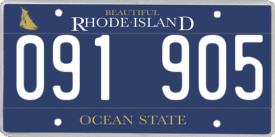 RI license plate 091905