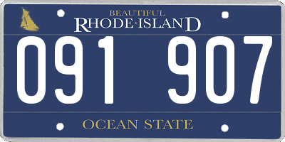 RI license plate 091907
