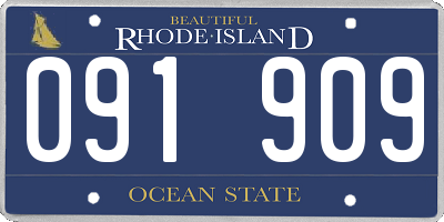 RI license plate 091909