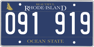 RI license plate 091919