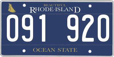 RI license plate 091920