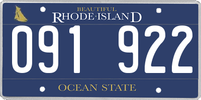 RI license plate 091922