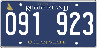 RI license plate 091923