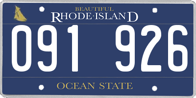 RI license plate 091926