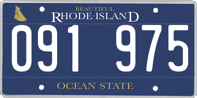 RI license plate 091975