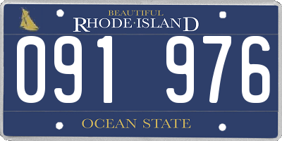 RI license plate 091976
