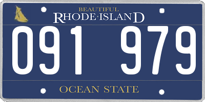RI license plate 091979