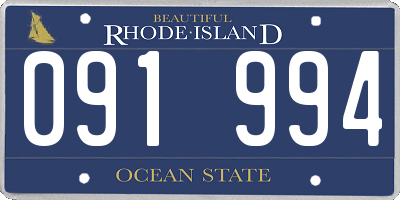 RI license plate 091994