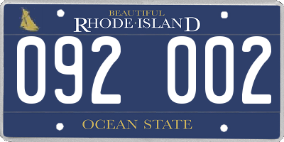 RI license plate 092002