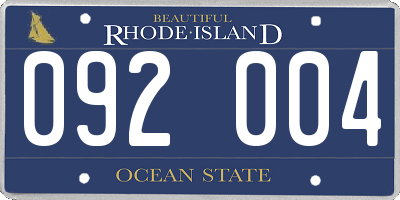 RI license plate 092004