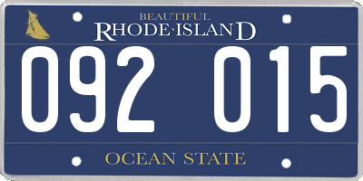 RI license plate 092015