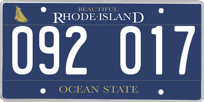 RI license plate 092017