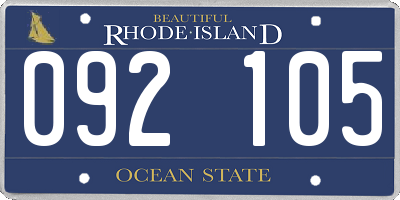 RI license plate 092105