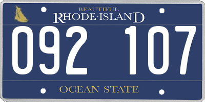 RI license plate 092107