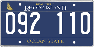 RI license plate 092110