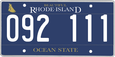 RI license plate 092111