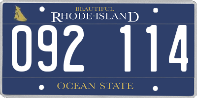 RI license plate 092114