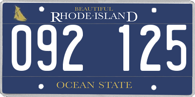 RI license plate 092125