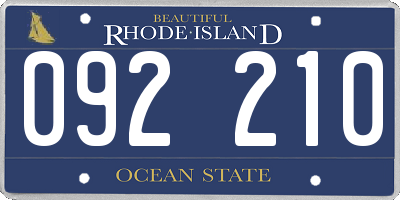 RI license plate 092210