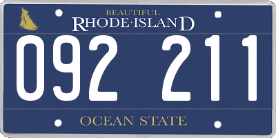 RI license plate 092211