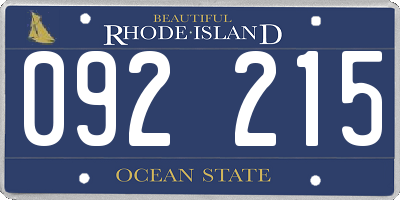RI license plate 092215