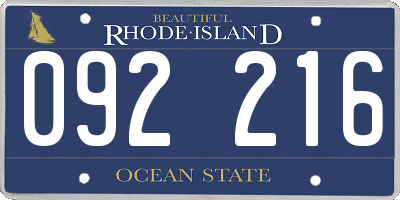 RI license plate 092216