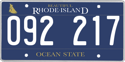 RI license plate 092217