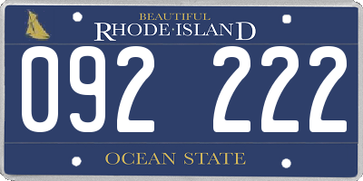 RI license plate 092222