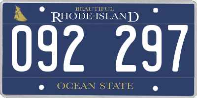 RI license plate 092297