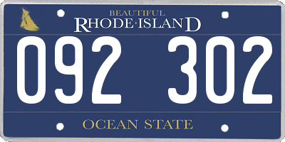 RI license plate 092302