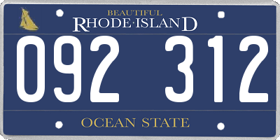 RI license plate 092312