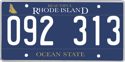 RI license plate 092313