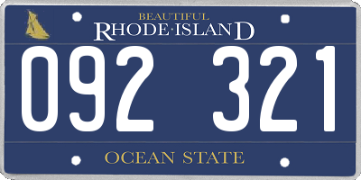 RI license plate 092321