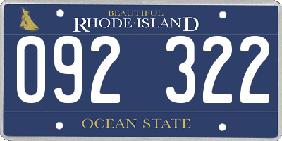 RI license plate 092322