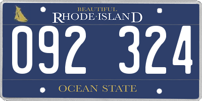 RI license plate 092324