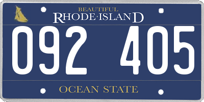 RI license plate 092405