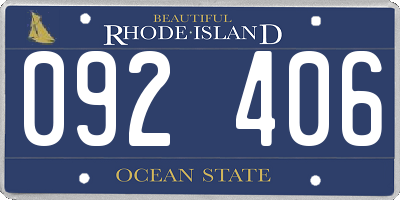 RI license plate 092406