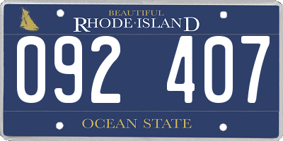 RI license plate 092407