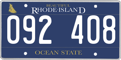 RI license plate 092408